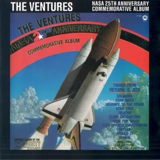 Cover of NASA 25th Anniversary Commemorative Album
