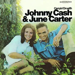 Cover of Carryin’ On With Johnny Cash & June Carter