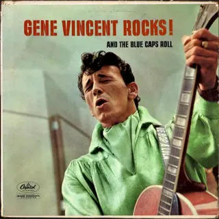 Cover of Gene Vincent Rocks! & The Blue Caps Roll